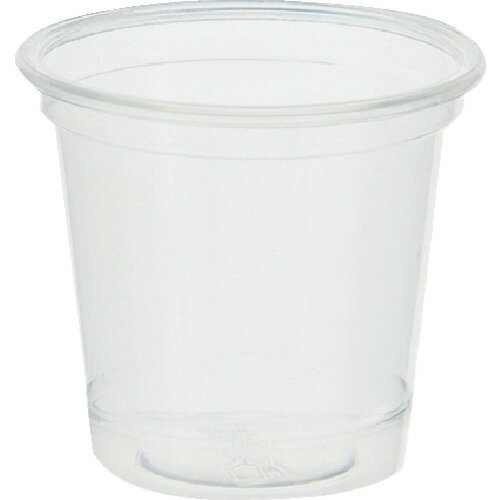 HEIKO ヘイコーポリ 透明カップ A-PET 1オンス 口径45mm 100個入り (1束) 品番：004525001