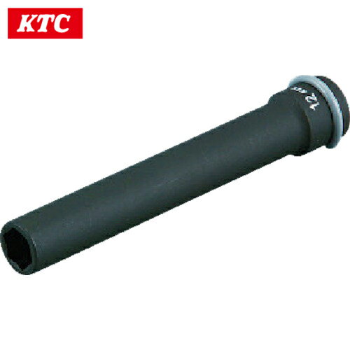KTC(京都機械工具) 9.5sq.インパクトレンチ用ロングソケット ピン・リング付 10mm (1個) 品番：BP3LL-10TP 1