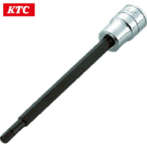 KTC 京都機械工具 9.5sq.ロングヘキサゴンビットソケット3/8inch (1個) 品番：BT3-3/8L