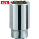 KTC(京都機械工具) 19.0sq.ディープソケット(12角) 58mm (1個) 品番：B6L-58W