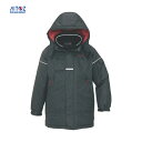 アイトス 防寒コート ブラックL (1着) 品番:AZ-6060-010-L