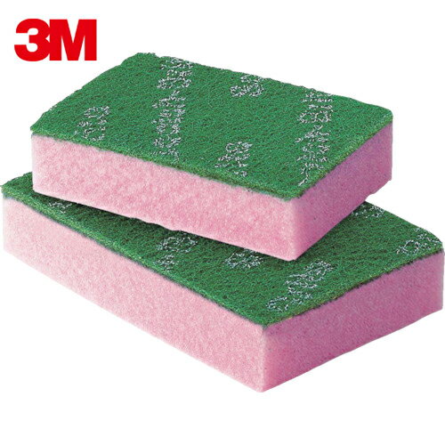 3M スリーエム スコッチ・ブライト スポンジエースL ピンク 150X90mm (1個) 品番：ACE L PIN