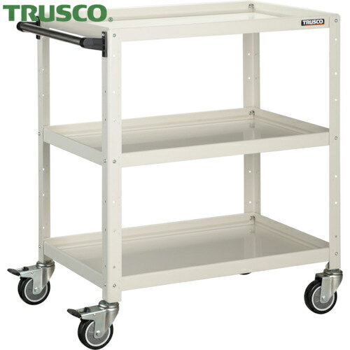 トラスコ TRUSCO ツールワゴン バーディワゴン 750X500XH880 ウレタン車輪 ホワイト (1台) 品番：BDW-9..