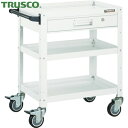 トラスコ TRUSCO ツールワゴン バーディワゴン 750×500 引出付 ウレタン車輪 ヤンググリーン (1台) 品番:BDW-973VU-YG