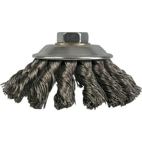 太陽商会 SUNPOWER ステンレスヒネリベベルブラシ（SUS304） (1個) 品番：BN-17