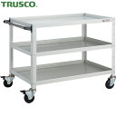 トラスコ TRUSCO ツールワゴン バーディワゴン 900X600XH740 3段 ホワイト (1台) 品番:BDW-793-W