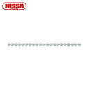 ニッサチェイン 真ちゅうクロームボールチェイン 5.0mm×30m (1本) 品番:BB1050