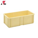 岐阜プラスチック工業 リス ボックス型コンテナ 132280 B型プラテナーB-26 アイボリー (1個) 品番:B-26 I