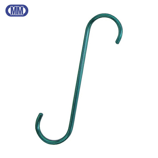 水本 ファンシーSフックストレート(グリーン) 全長400mm (1個) 品番：A-964