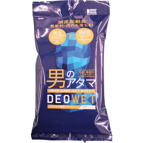コーヨーカセイ 清涼 ボディシート デオウエットヘッドケアシート20枚 (1Pk) 品番...