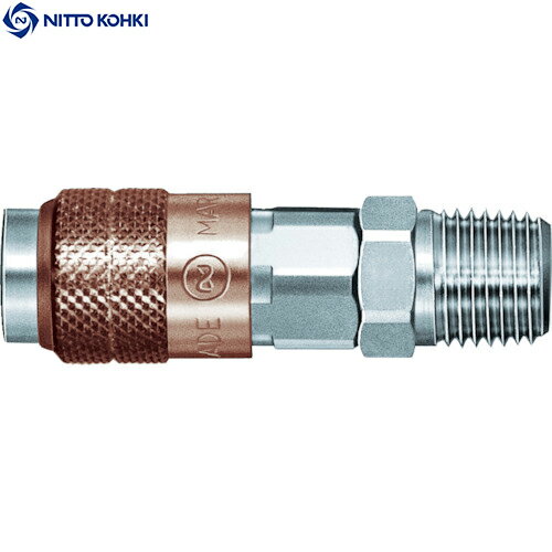 日東工器 ミニコック 燃料ガス用CC33SM（51328） (1個) 品番：CC33SM BRASS NBR