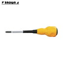 BROWN 平井工具 クッション電工ドライバー (1本) 品番:D-6060-2-100(4)