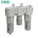CKD FRLユニット F.R.Lコンビネーション 白色シリーズ 接続口径Rc3/4 (1S) 品番:C8000-20-W-F1