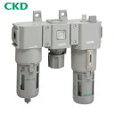 CKD FRLユニット F.R.Lコンビネーション 白色シリーズ 接続口径Rc1 (1S) 品番:C6500-25-W-F1