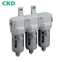 CKD FRLユニット F.R.Lコンビネーション 白色シリーズ 接続口径Rc3/8 (1S) 品番:C4000-10-W-F1