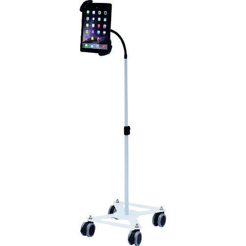 サンワサプライ iPad・タブレット用キャスター付きスタンド (1台) 品番：CR-LASTTAB16W