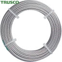 トラスコ TRUSCO ステンレスワイヤロープ ナイロン被覆 Φ2.0(2.5)×20m (1巻) 品番:CWC-2S20