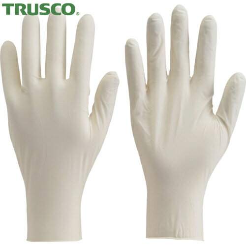 トラスコ TRUSCO 使い捨て天然ゴム極薄手袋 （100枚入） L (1箱) 品番：DPM-549