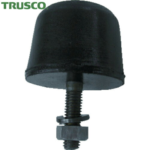トラスコ TRUSCO ゴムストッパー 外径90mm 高さ75mm ボルト径12 (1個) 品番：EH-90