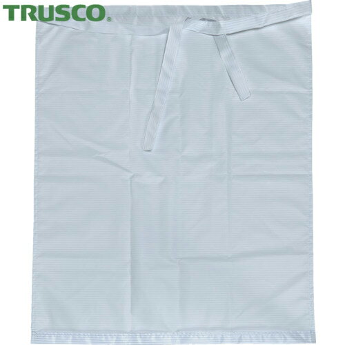 トラスコ TRUSCO 耐薬品性腰エプロン M (1枚) 品番:CR-AP-M