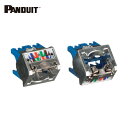 パンドウイット PANDUIT カテゴリ6A 上下45度シールドアングル シールド付きモジュラージャック用キャップ 青 CJSUDCAPBU−X (...