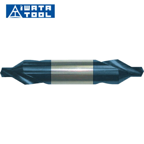 イワタツール センタードリルコート付 錐径0.80シャンク径4.0全長37 (1本) 品番:CD0.8X4TICN