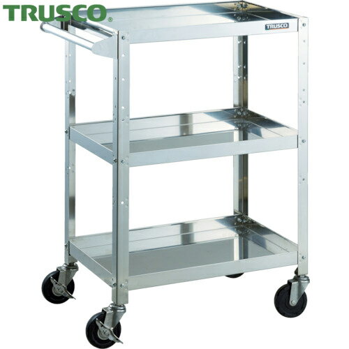 トラスコ クリーンラビット 100φ導電車SUS金具ハンドル付 (1台) CRB-973HSD100