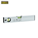 エビスダイヤモンド 水平器 水準器 ベーシックレベル(シルバー) 300mm (1個) 品番:ED-30N
