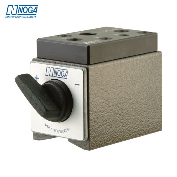 NOGA オンオフマグネット ON/OFFレバー式 吸着面：底面(V形) 吸着力1000N (1台) 品番：DG1003