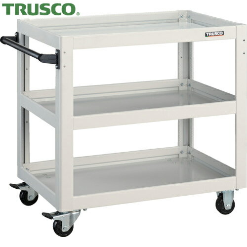 トラスコ TRUSCO ツールワゴン ドルフィン 750X500 ホワイト (1台) 品番：DLWS-773-W