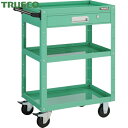 トラスコ TRUSCO ツールワゴン イーグルワゴン 600X400XH880 引出付 ヤンググリーン (1台) 品番:EGW-963V-YG
