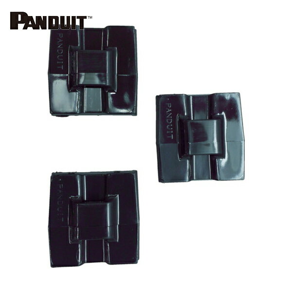 パンドウイット エポキシ用マウントベース 耐候性黒 (100個入) (1袋) 品番：EMS-A-C0