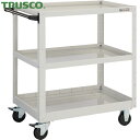 トラスコ TRUSCO ツールワゴン イーグルワゴン 750X500XH880 浅2深1段 ホワイト (1台) 品番:EGW-973F1-W