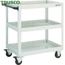 トラスコ TRUSCO ツールワゴン イーグルワゴン 750X500XH880 深3段 ホワイト (1台) 品番:EGW-973F3-W
