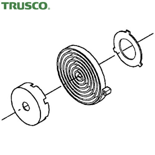 トラスコ TRUSCO 卓上ボール盤用部品 スプリング組立 (1個) 品番：DPN13B-SPK