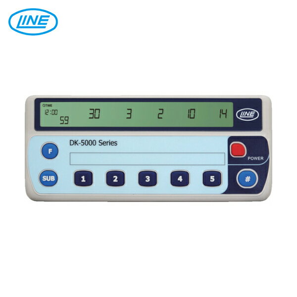 LINE ライン精機 電子数取器 5連式 (1台) 品番：DK-5005B