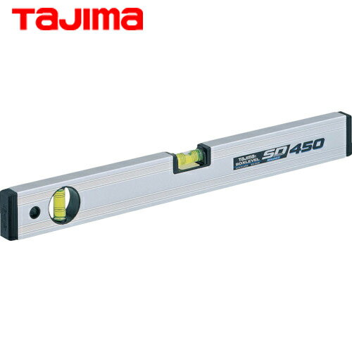 タジマ tajima 水平器 水準器 マグネット付 ボックスレベルスタンダード 450mm (1個) 品番：BX2-S45M