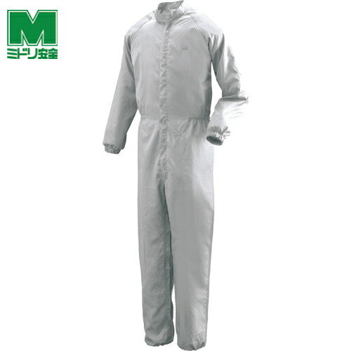 ミドリ安全 一般型クリーンウェア グレー 3L (1着) 品番：C1031GY-3L