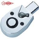 SUPERTOOL スーパーツール デジタルトルクレンチ モンキタイプ用ラチェットヘッド 適合機種:DTMW30085・30135 差込角:9.5mm (1個) 品番:DTMW3HS