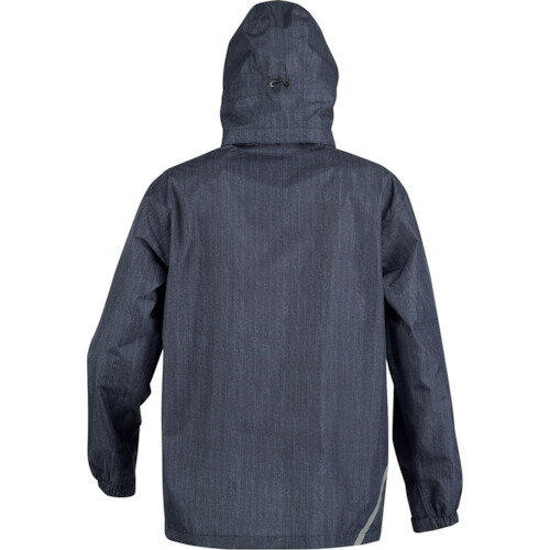 カジメイク 雨具 合羽 カッパ 7541 ローリングレインスーツ デニム L (1着) 品番：7541-55-L