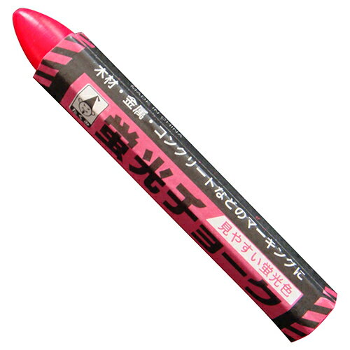 たくみ 蛍光チョーク ピンク 【何個でも送料据え置き！】