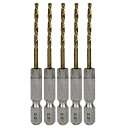 SK11 六角軸Tin鉄ドリル 普通 2.5mm 5pcs