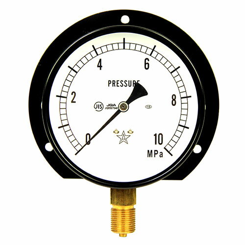 右下精器 汎用圧力計B100・G3／8 S-42・10.0MPA 【何個でも送料据え置き！】