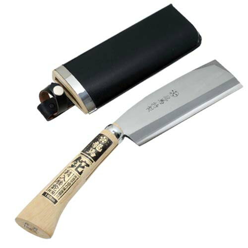 梅鉢龍馬 鞘入腰鉈 片刃 165MM 【何個でも送料据え置き！】