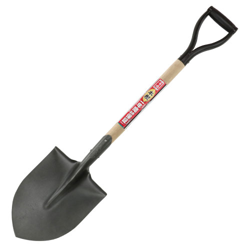 【6/22 20:00〜6/27 01:59迄 ポイント2倍 お買い物マラソン】 千吉　木柄ショベル　丸　SWS-1