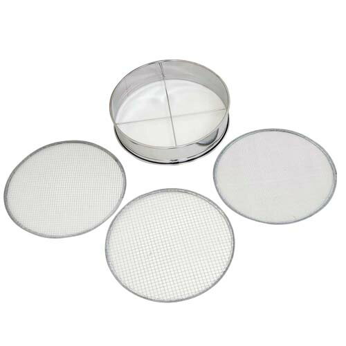 ステンレス土フルイ　30CM