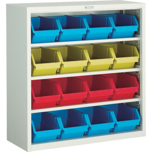 トラスコ TRUSCO コンテナラックケース バンラックケース M型 コンテナ入 H880 (1台) 品番：303MC