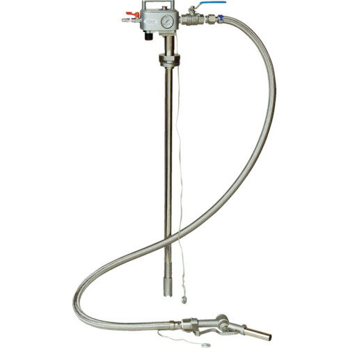 アクアシステム 吐出専用 エア式ステンレス製ドラムポンプ (加圧式) (1台) 品番：APD20SUSN