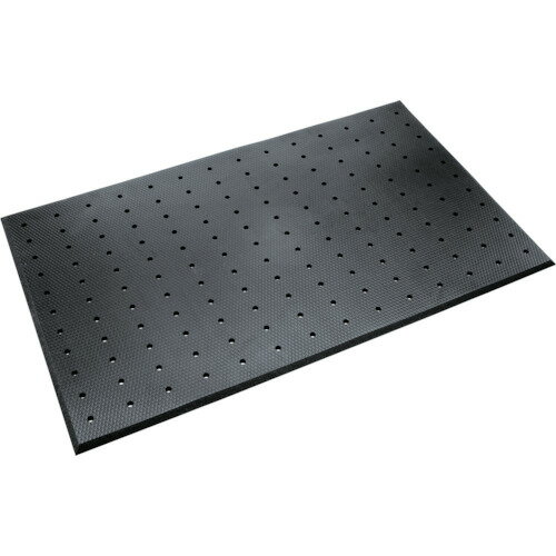 テラモト 耐油クッションマットFW(穴あきタイプ) 900×1500mm (1枚) 品番：MR9397900
