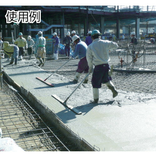 トモサダ 土間仕上げ用ツール アルミスクリードS型 TAS-1500S 幅1500×奥行68×長さ1500mm (1本) 品番：T..